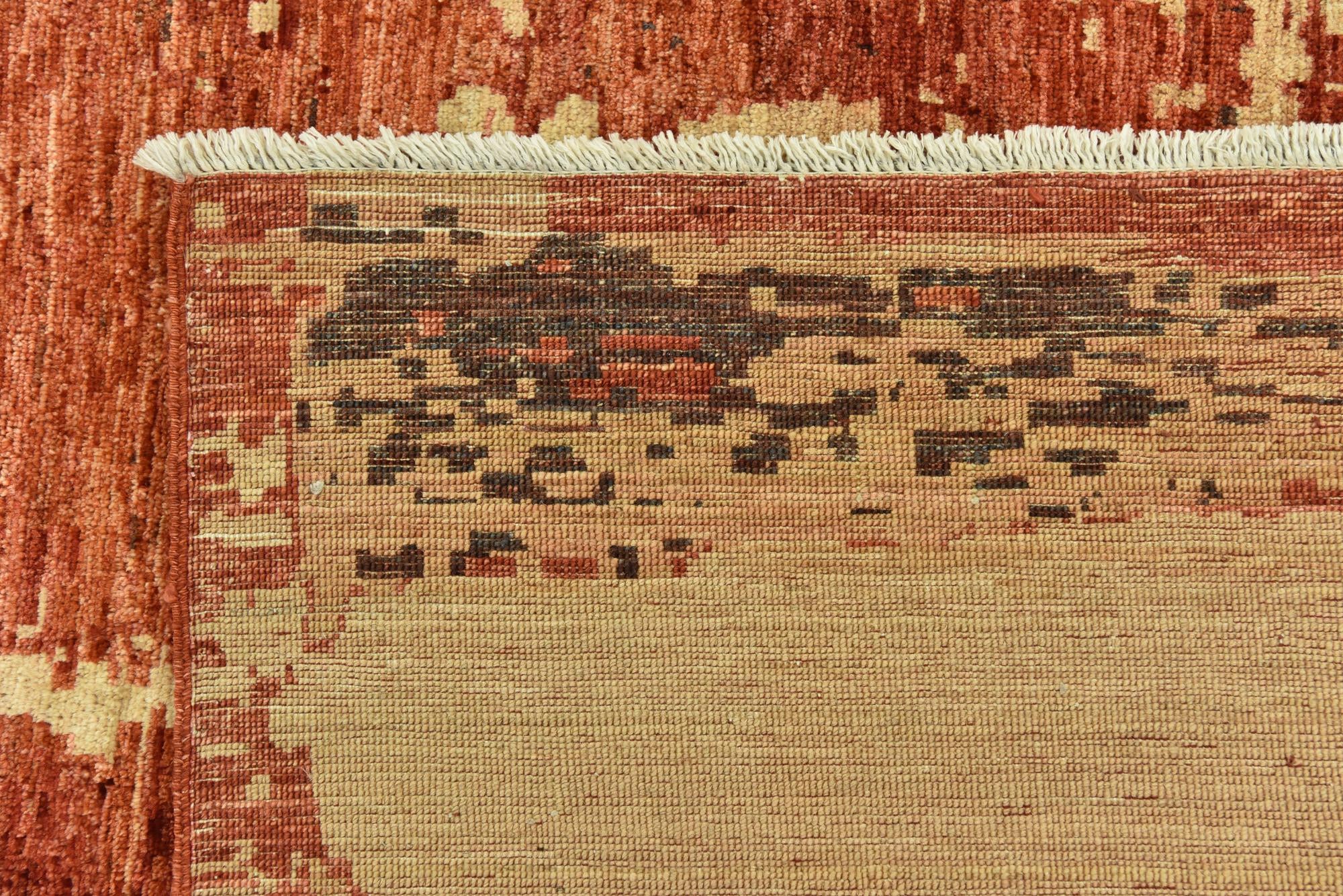9' x 11' 3 Hand Knotted Darya Rug