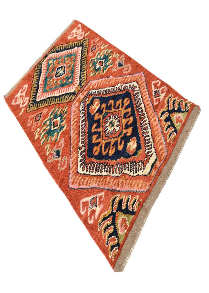 3' 9 x 6' 5 Hand Knotted Darya Wool Rug