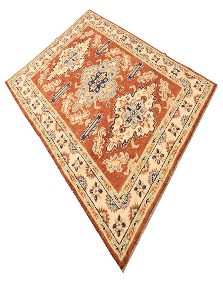 Detail image of 5' 8 x 7' 10  Hand Knotted Darya Wool Rug