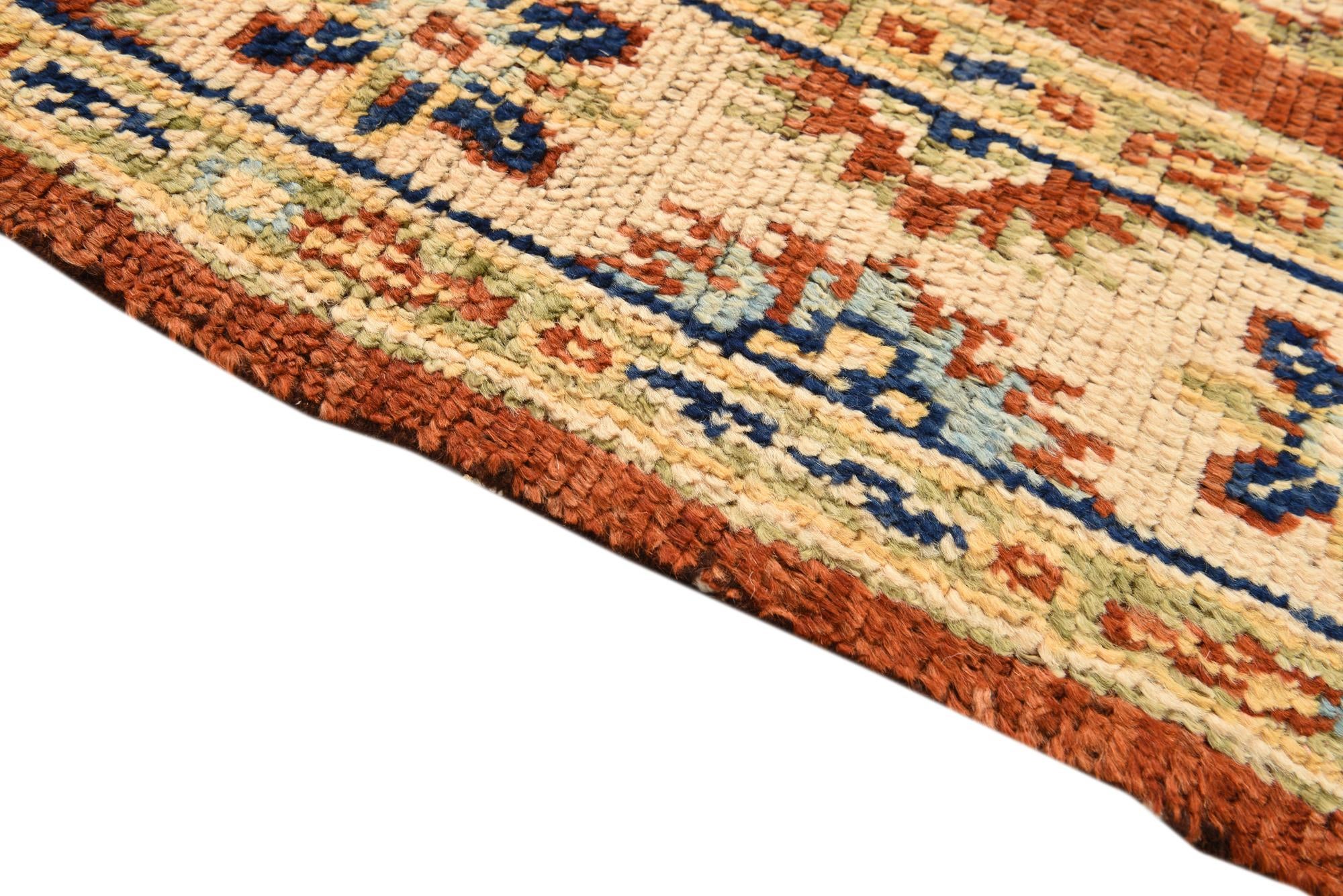 5' 8 x 7' 10 Hand Knotted Darya Wool Rug