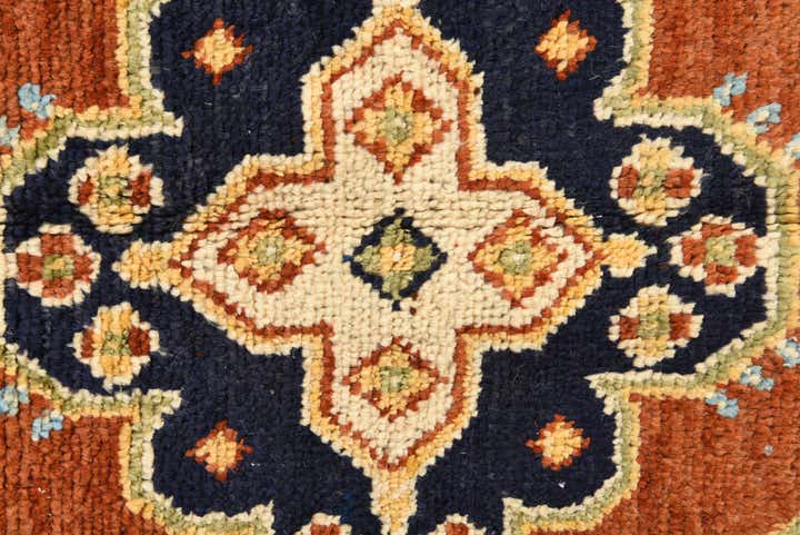 4' 1 x 6' 3 Hand Knotted Darya Wool Rug