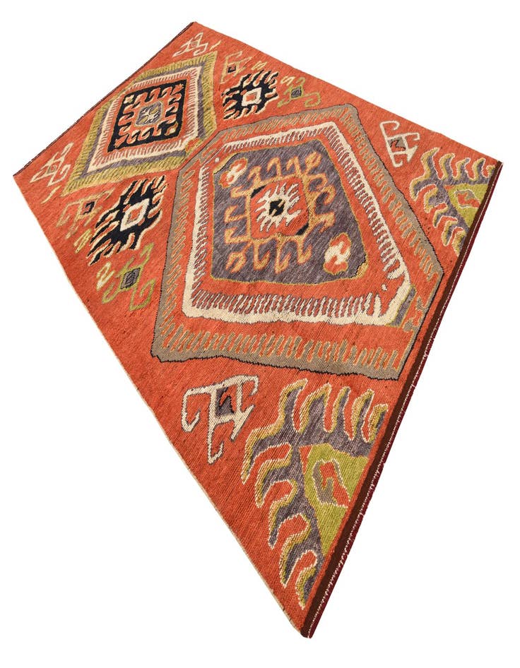 Detail image of 6' 8 x 10' 6  Hand Knotted Darya Wool Rug