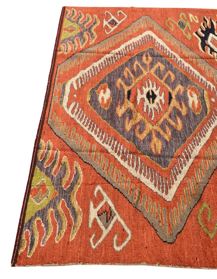 Detail image of 6' 8 x 10' 6  Hand Knotted Darya Wool Rug