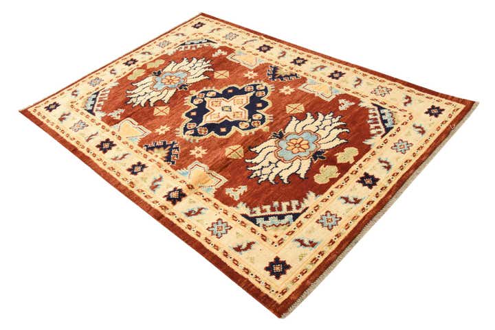 4' 2 x 6' Hand Knotted Darya Wool Rug