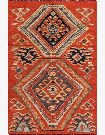 5' 6 x 8' 4 Hand Knotted Darya Wool Rug
