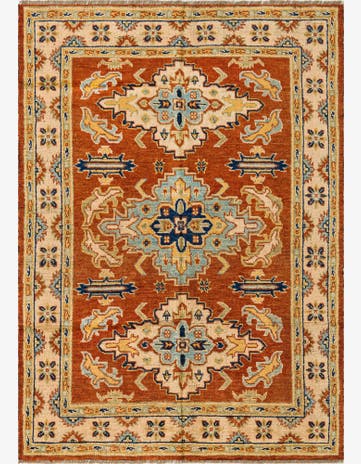 5' 8 x 7' 10 Hand Knotted Darya Wool Rug