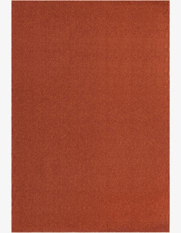 Terracotta Everyday Solid Rug