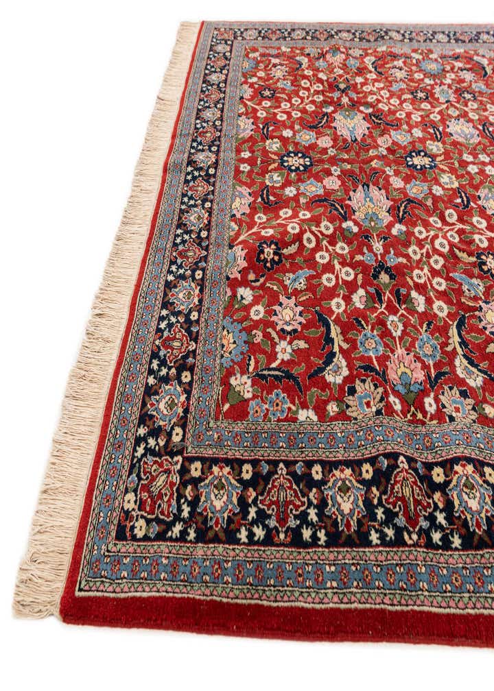 6' 2 x 9' 1 Hand Knotted Farahan Oriental Wool Rug