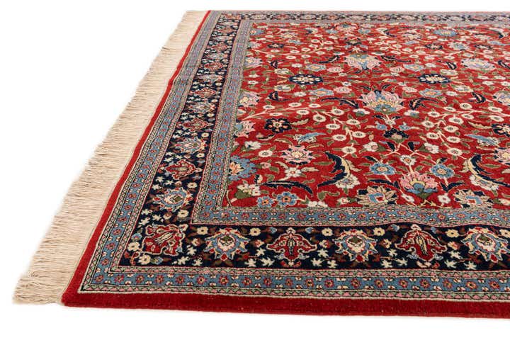 6' 2 x 9' 1 Hand Knotted Farahan Oriental Wool Rug