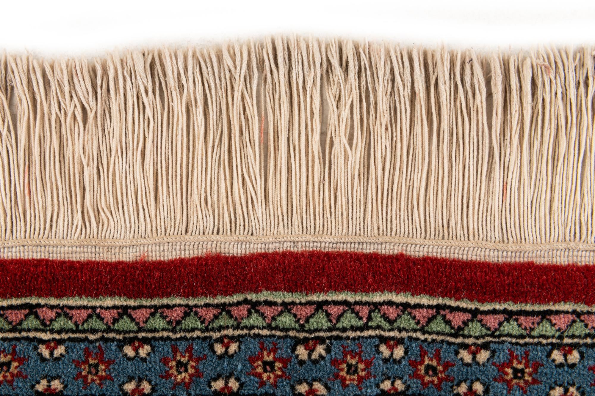 6' 2 x 9' 1 Hand Knotted Farahan Oriental Wool Rug
