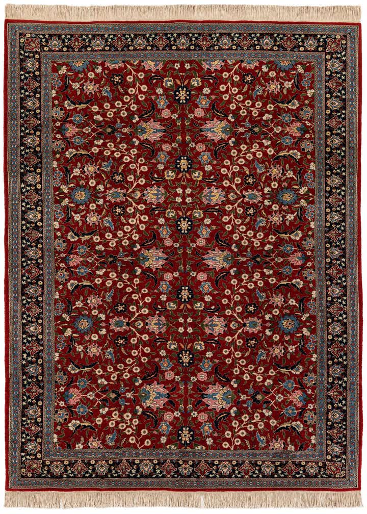 6' 2 x 9' 1 Hand Knotted Farahan Oriental Wool Rug