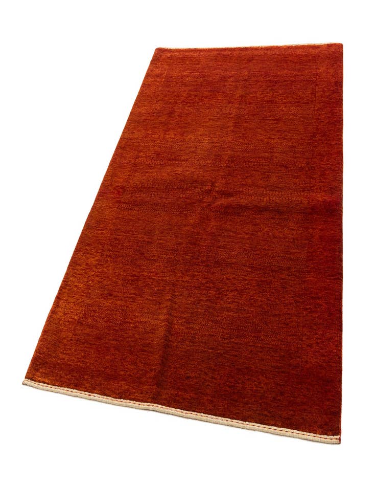 Detail image of 4' 10 x 6' 9 Hand Knotted Gabbeh Wool Rug