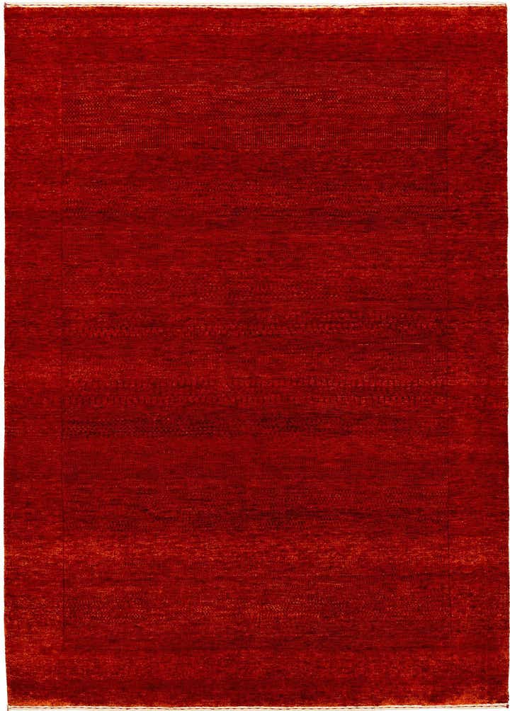 4' 10 x 6' 9 Hand Knotted Gabbeh Wool Rug