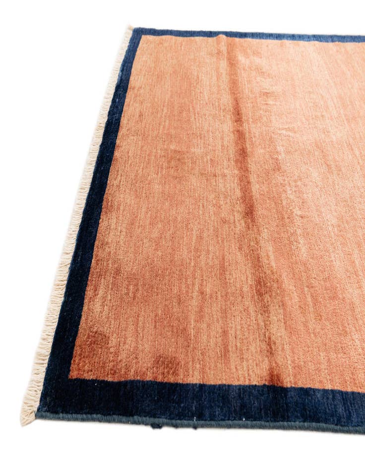 Detail image of 4' 3 x 6'  Hand Knotted Gabbeh Wool Rug