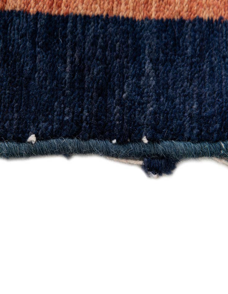 Detail image of 4' 3 x 6'  Hand Knotted Gabbeh Wool Rug