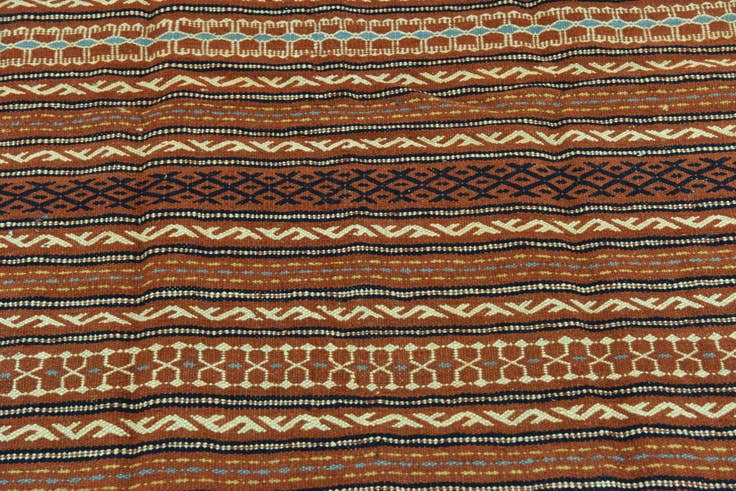Detailansicht von 145cm x 200cm Handgeknüpft Ghoochan Persisch Wolle Teppich