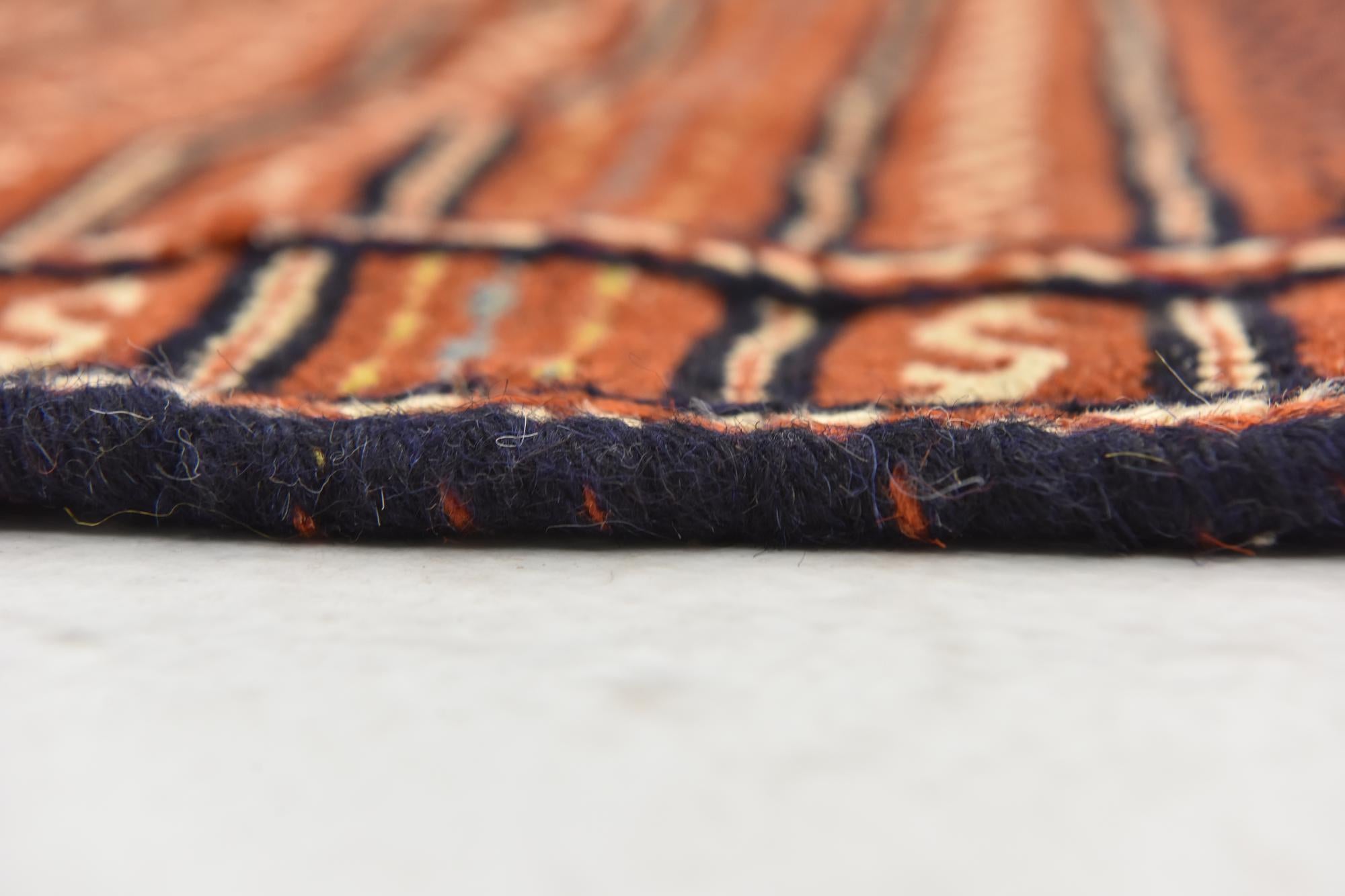4' 10 x 6' 6 Hand Knotted Ghoochan Persian Wool Rug
