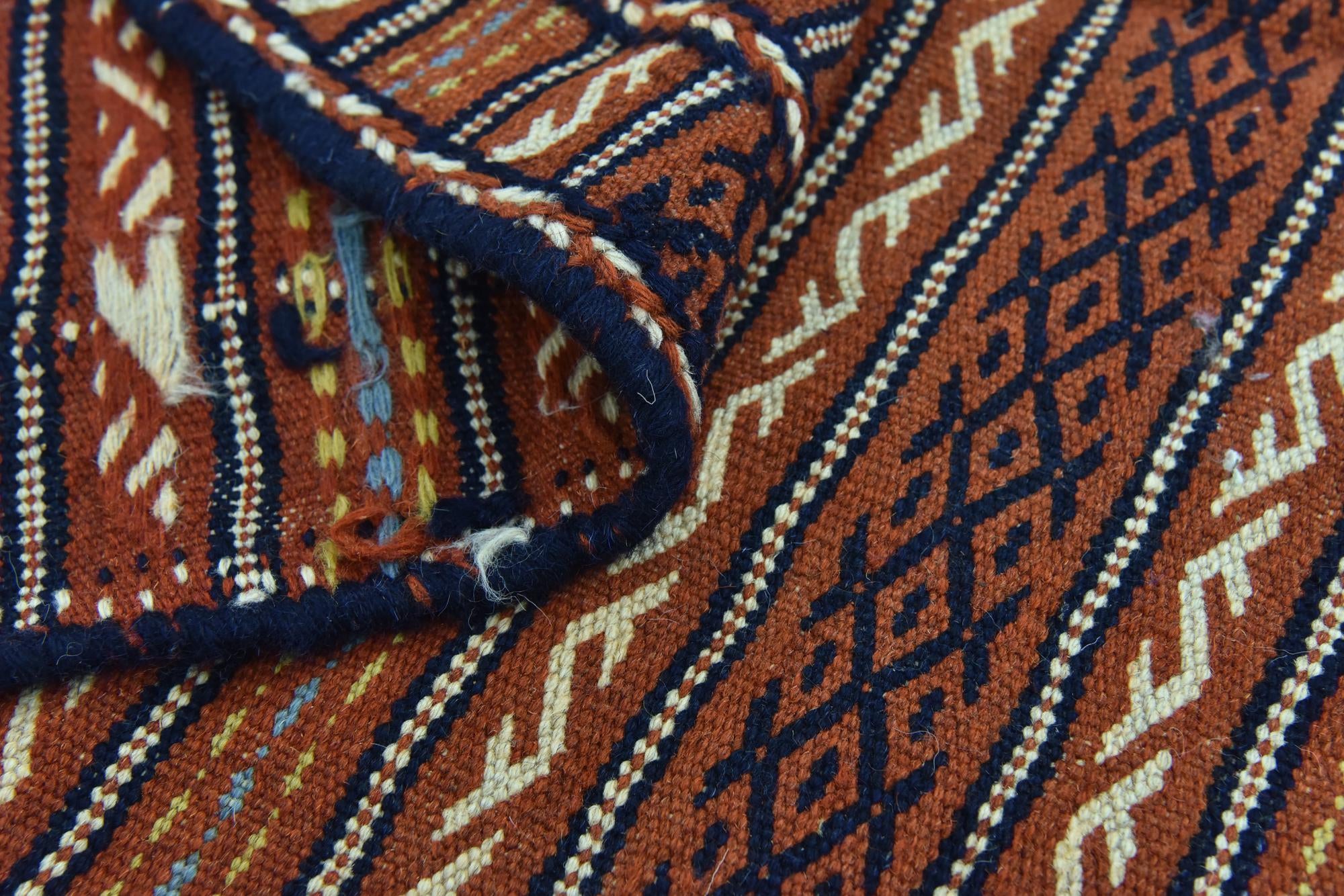 4' 10 x 6' 6 Hand Knotted Ghoochan Persian Wool Rug