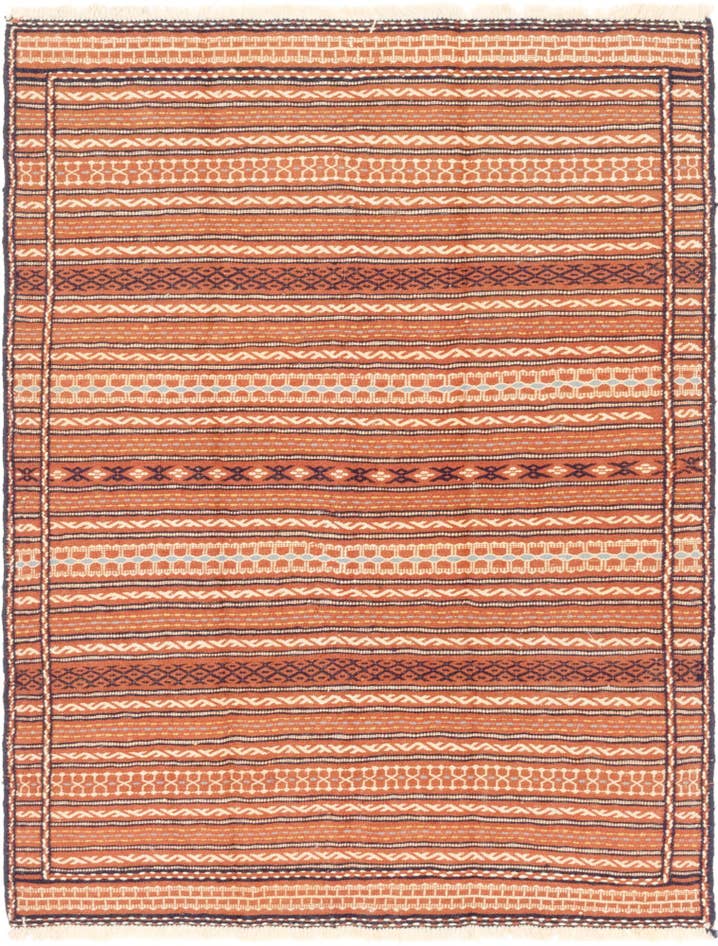 Detailansicht von 145cm x 200cm Handgeknüpft Ghoochan Persisch Wolle Teppich