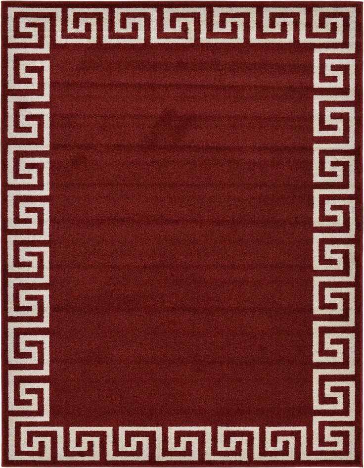 Detail image of 5' 3 x 8' Greek Key Rug