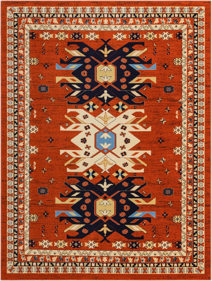 Detail image of 10' x 13' Heris Rug