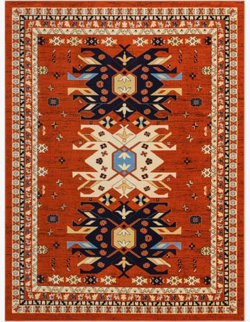 10' x 13' Heriz Design Rug