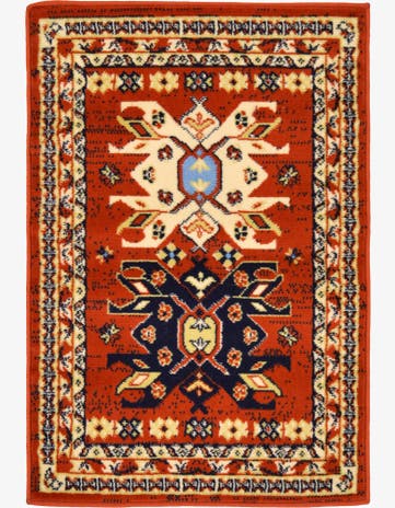 Terracotta Heriz Design Rug