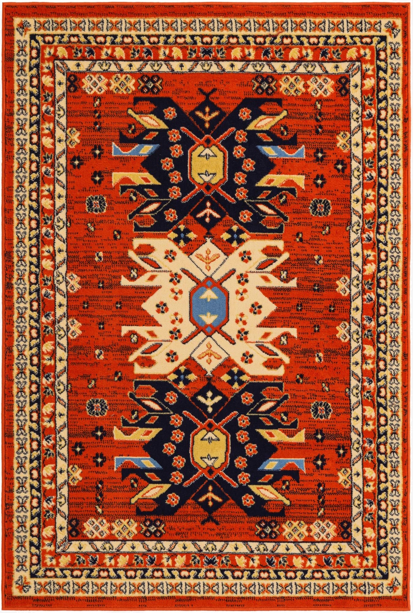 4' x 6' Heriz Design Rug