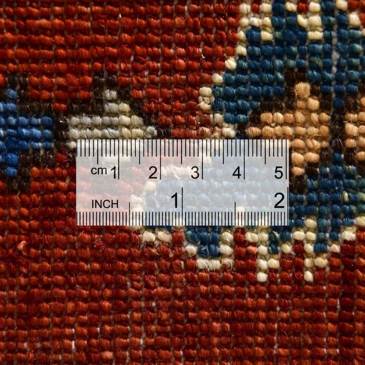 6' 8 x 9' 9 Hand Knotted Heriz Rug