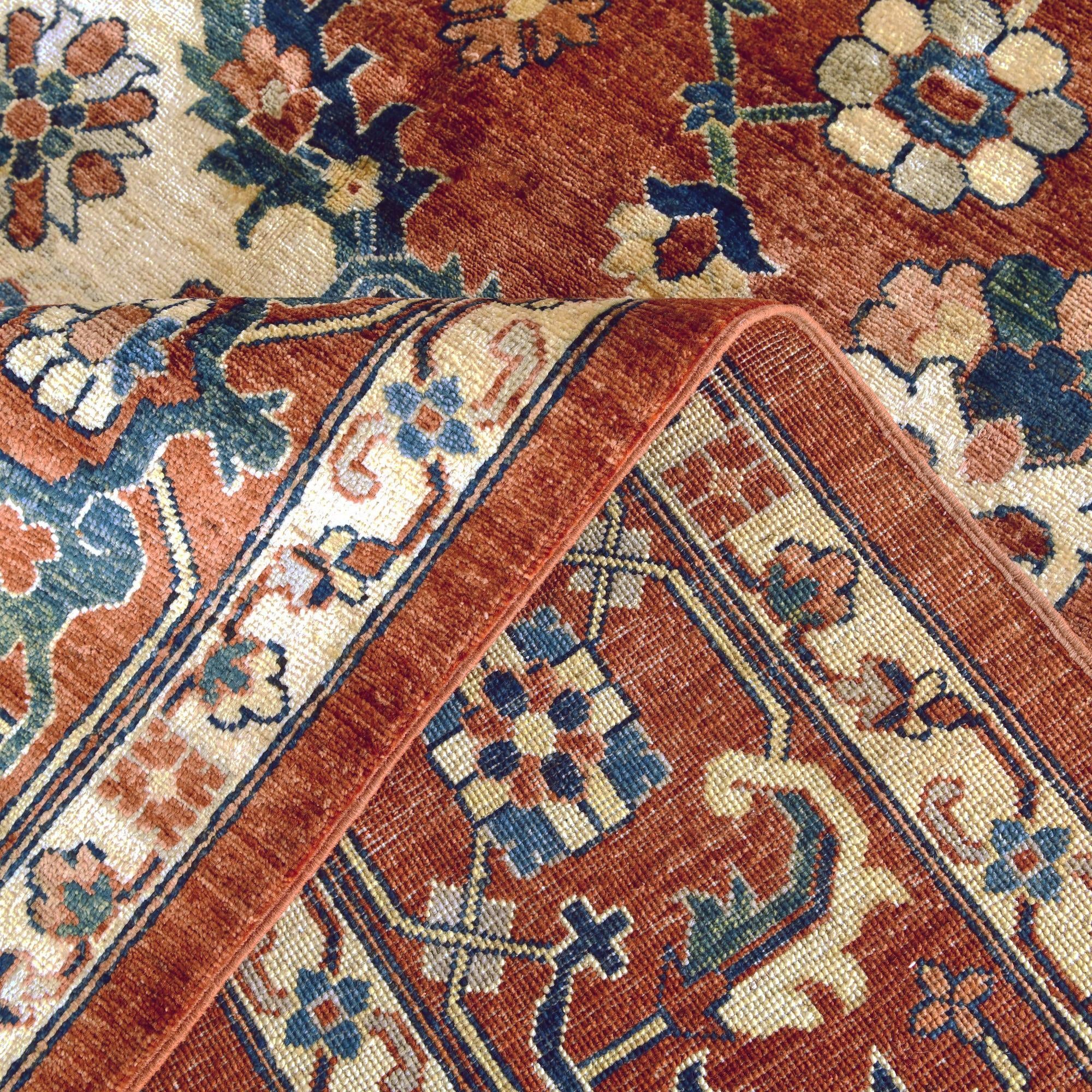 8' 3 x 11' 6 Hand Knotted Heriz Rug