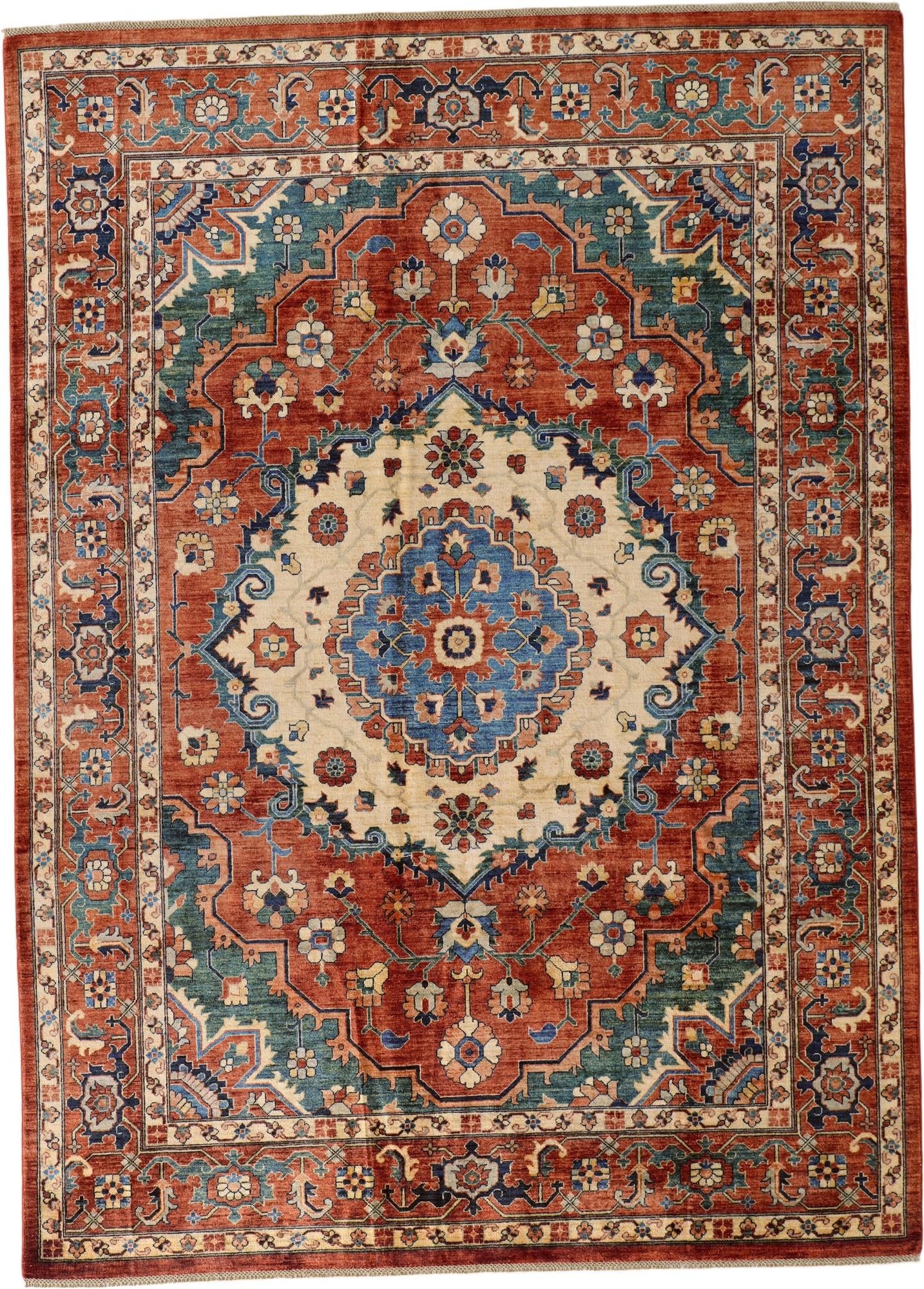 8' 3 x 11' 6 Hand Knotted Heriz Rug