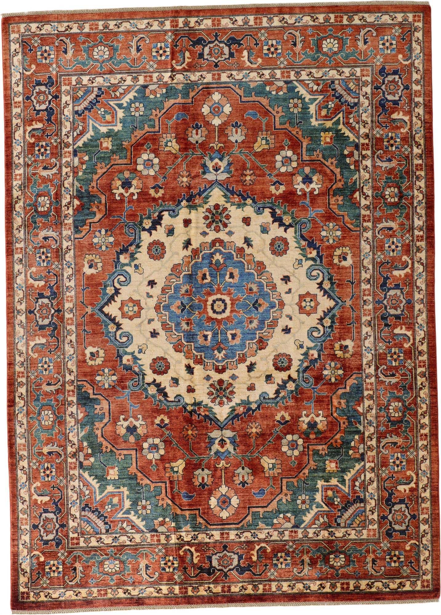 8' 3 x 11' 6 Hand Knotted Heriz Rug
