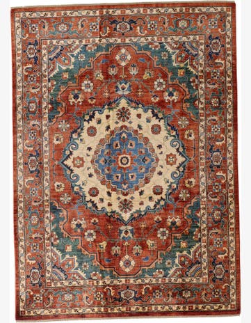 8' 3 x 11' 6 Hand Knotted Heriz Rug