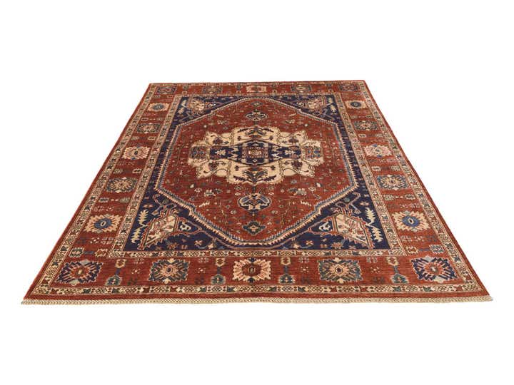 5' 9 x 7' 11 Hand Knotted Heriz Rug
