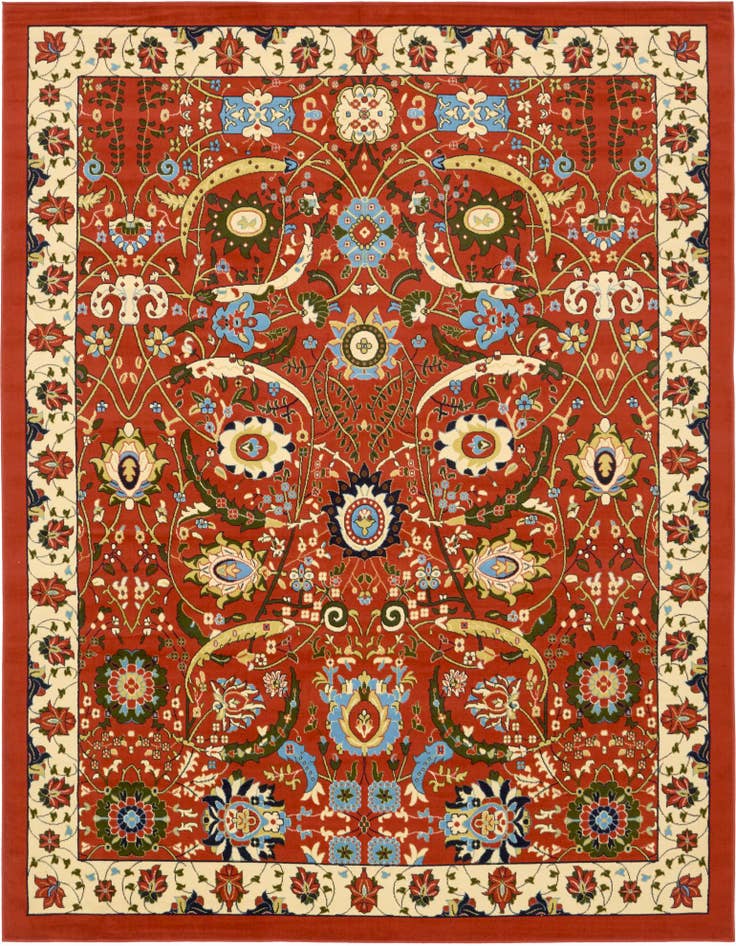 Detail image of 10' x 13' Isfahan Design Rug