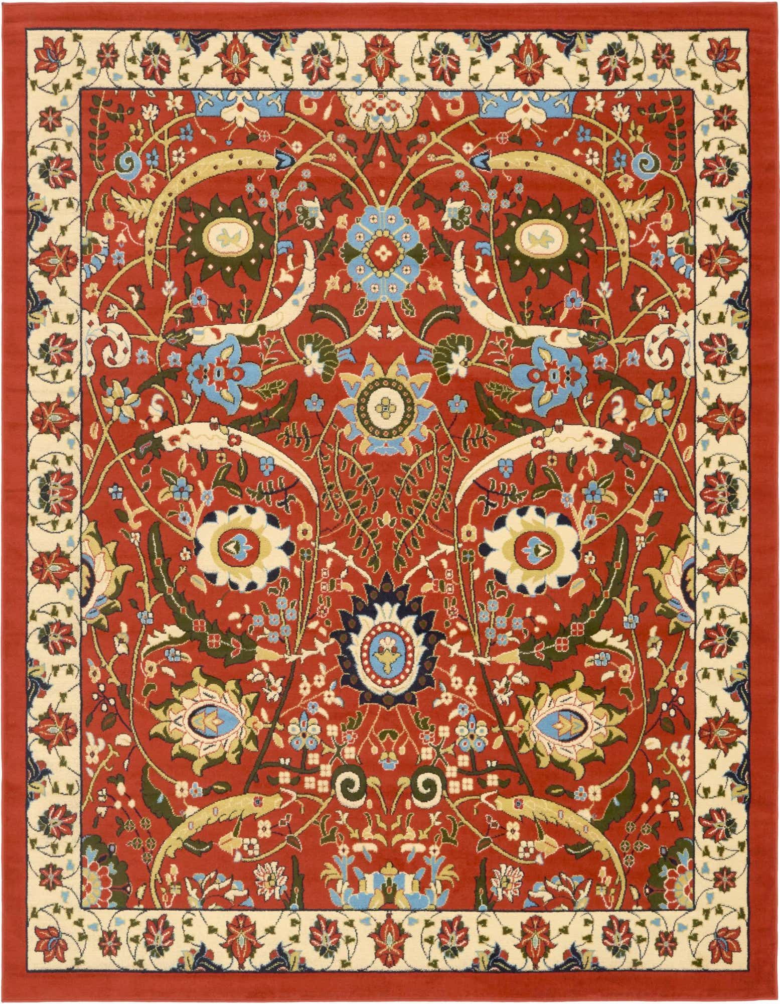 7' 10 x 10' Isfahan Design Rug