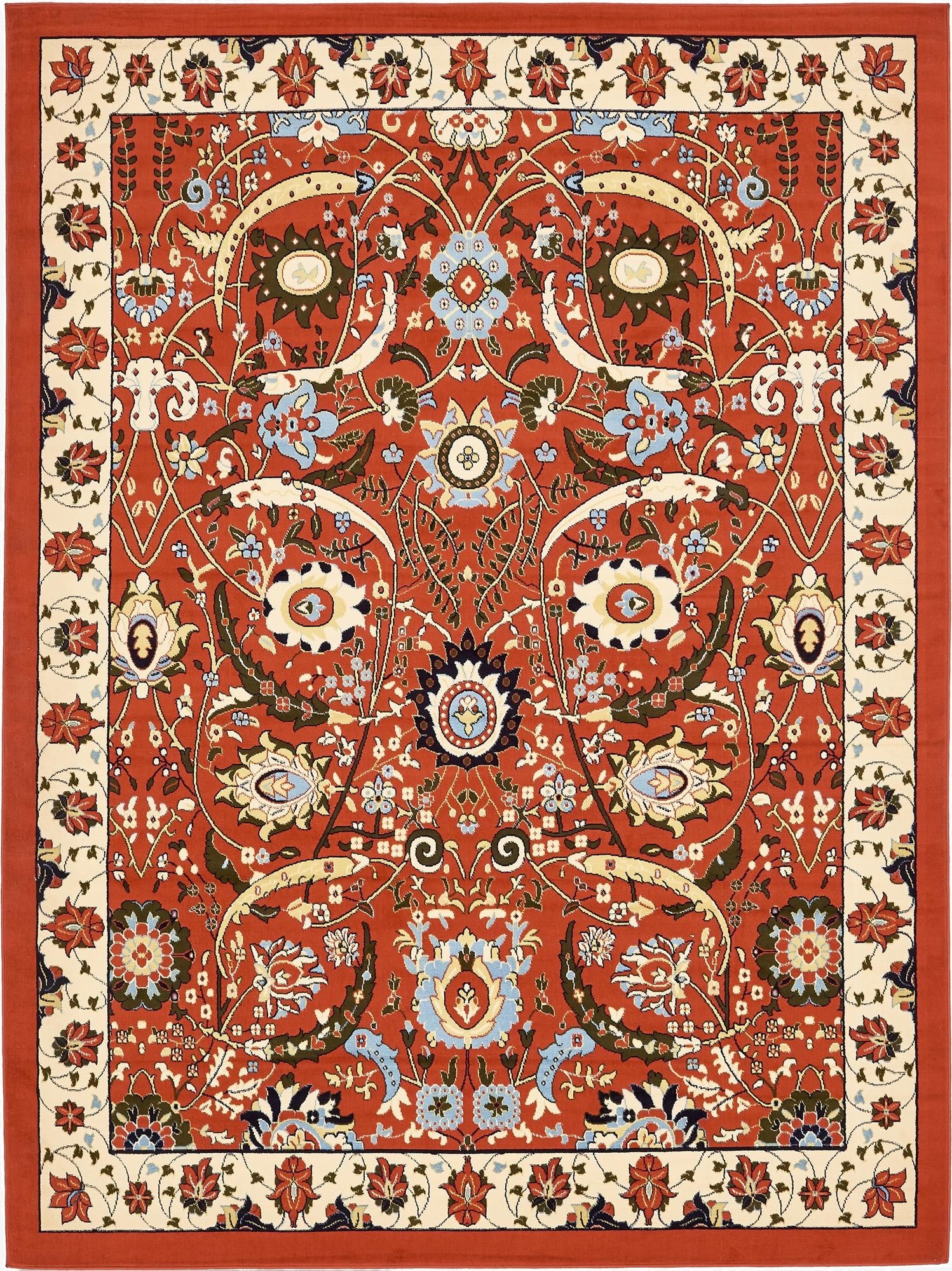 Primary image 9' x 12' Isfahan Design Rug
