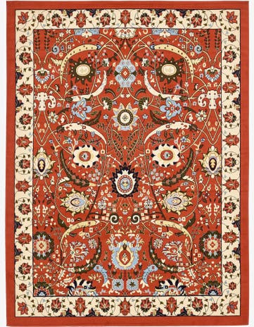 9' x 12' Isfahan Design Rug
