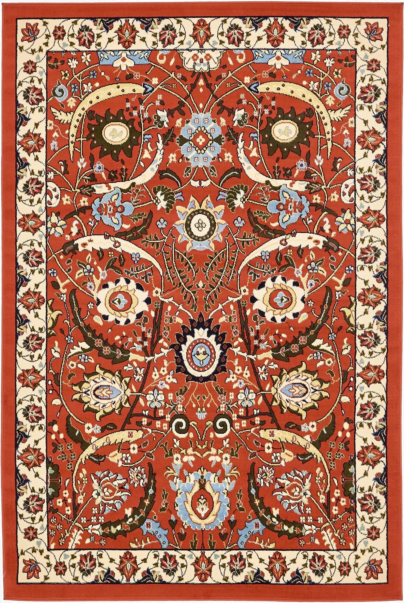 6' x 9' Isfahan Design Rug