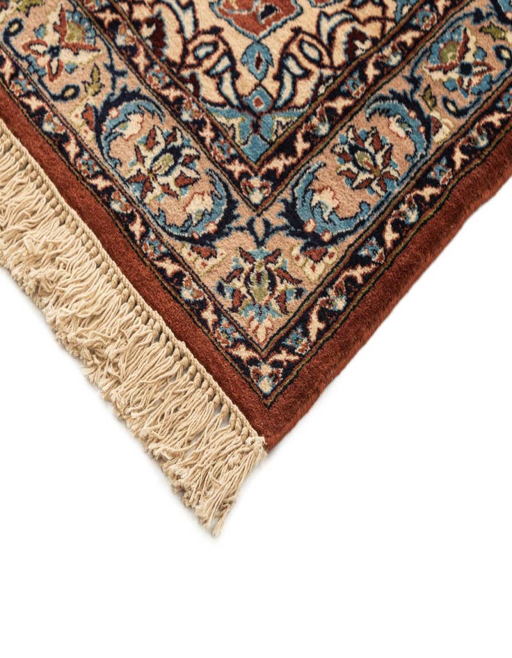 Detail image of 4' x 6' 1 Hand Knotted Isfahan Oriental Wool Rug