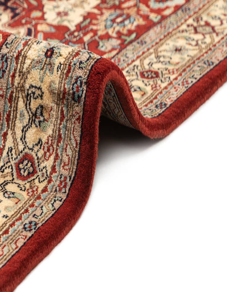 Detail image of 4' 3 x 6' 8 Hand Knotted Jaipur Agra Oriental Wool Rug