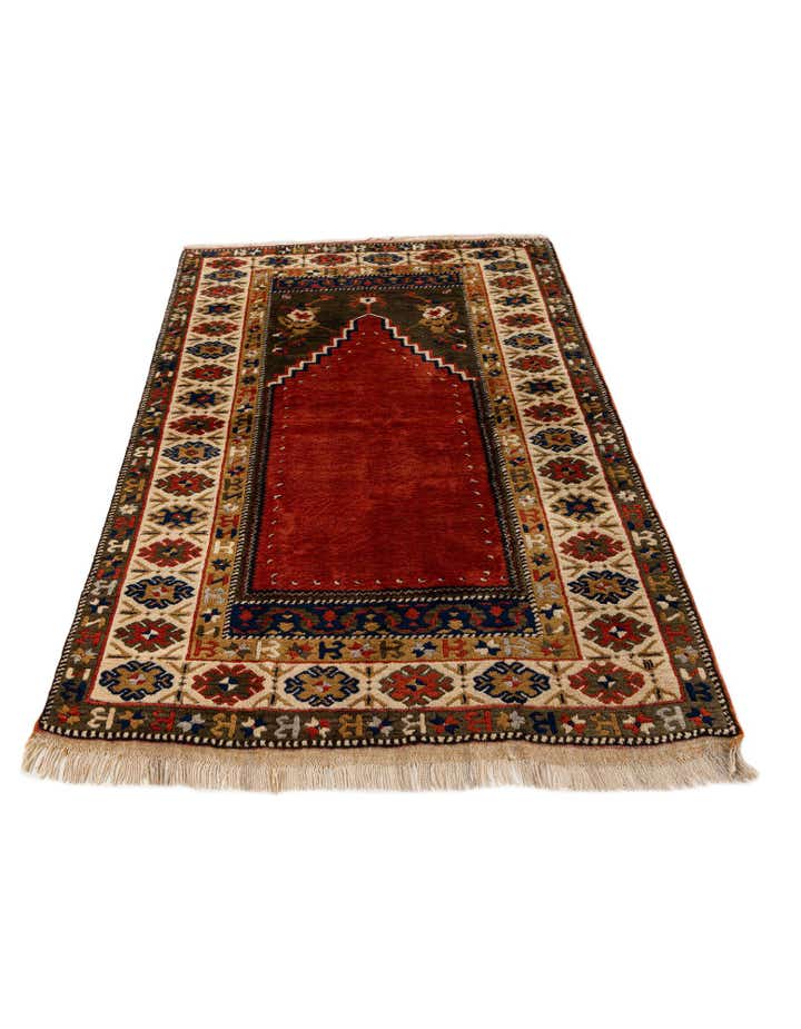 3' 6 x 5' 2 Hand Knotted Kars Wool Rug