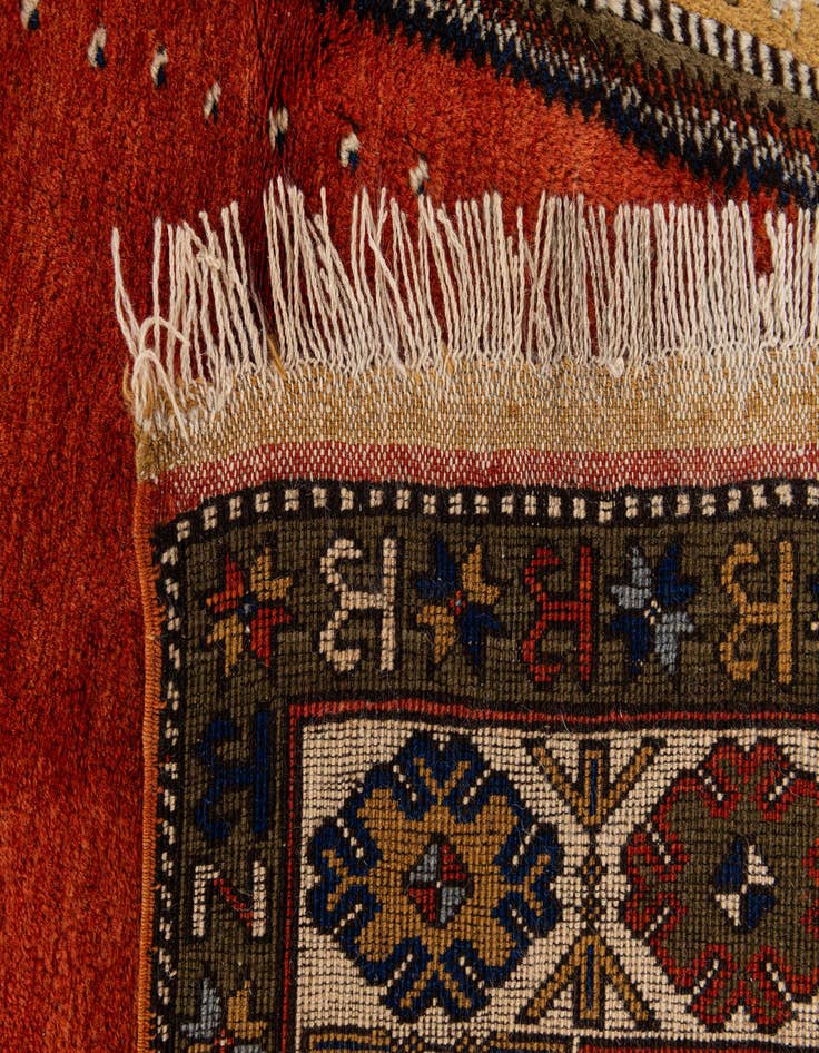 Detail image of 3' 6 x 5' 2  Hand Knotted Kars Wool Rug