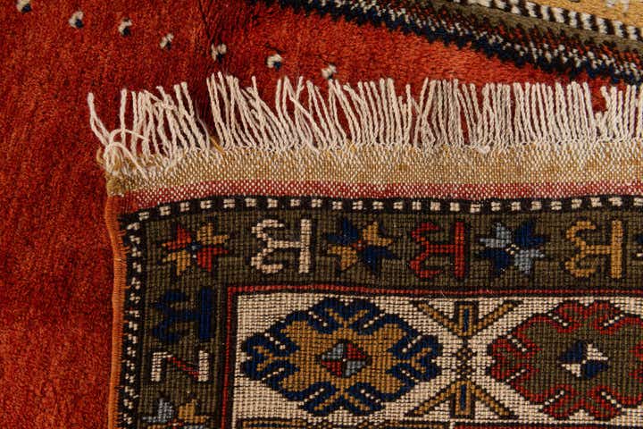3' 6 x 5' 2 Hand Knotted Kars Wool Rug