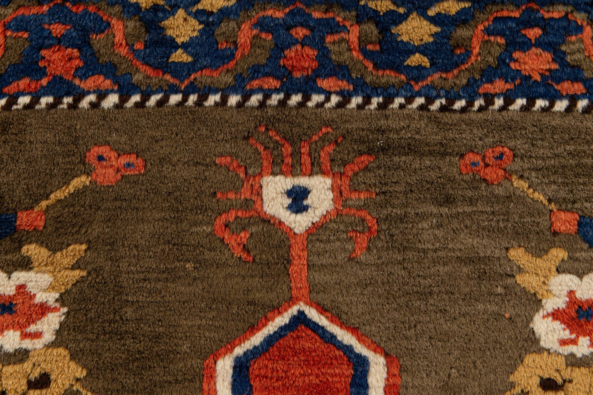 3' 6 x 5' 2 Hand Knotted Kars Wool Rug