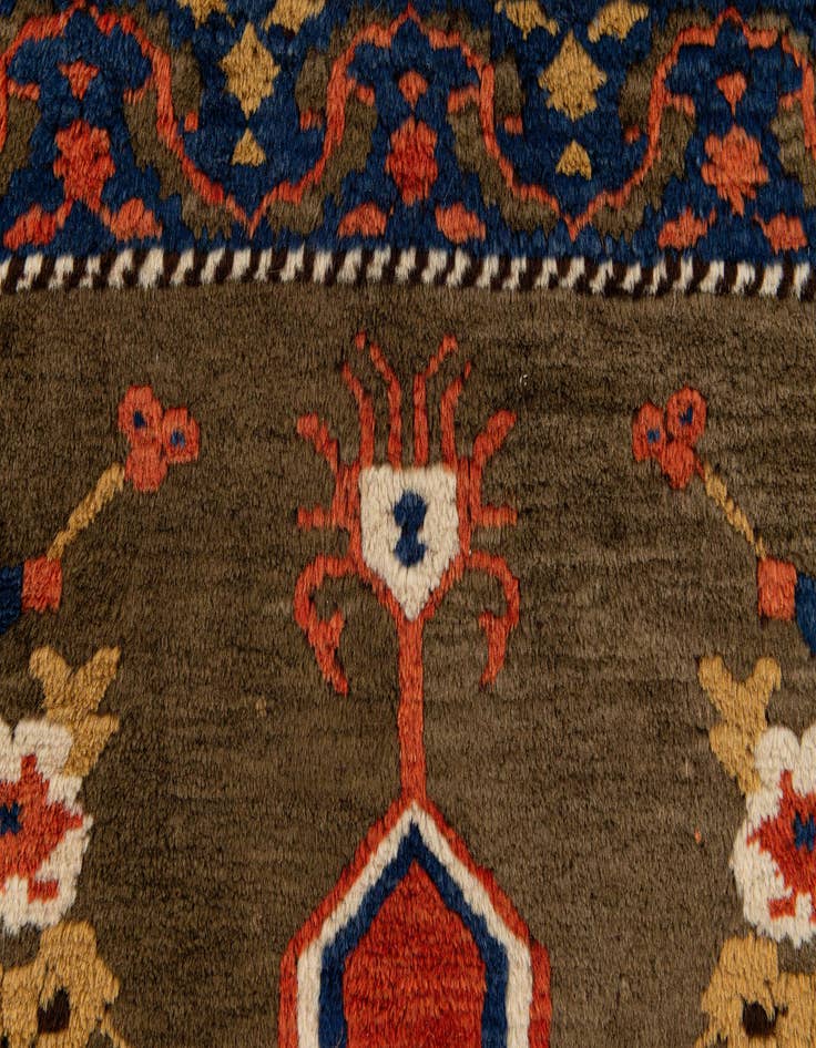 Detail image of 3' 6 x 5' 2  Hand Knotted Kars Wool Rug