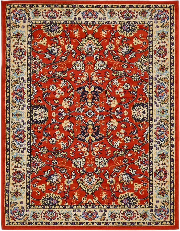 Detail image of 4' x 6' Kashan Design Rug