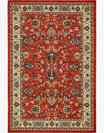 6' x 9' Kashan Design Rug
