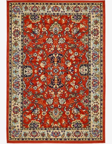 4' x 6' Kashan Design Rug