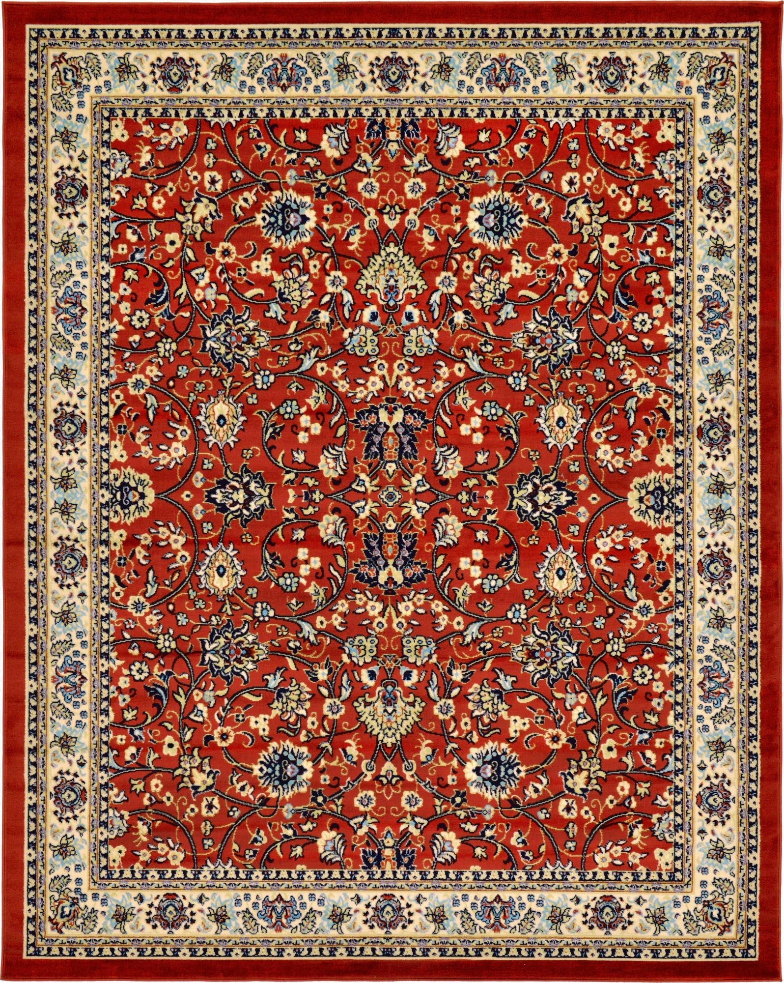 Primary image 7' 10 x 10' Kashan Design Rug